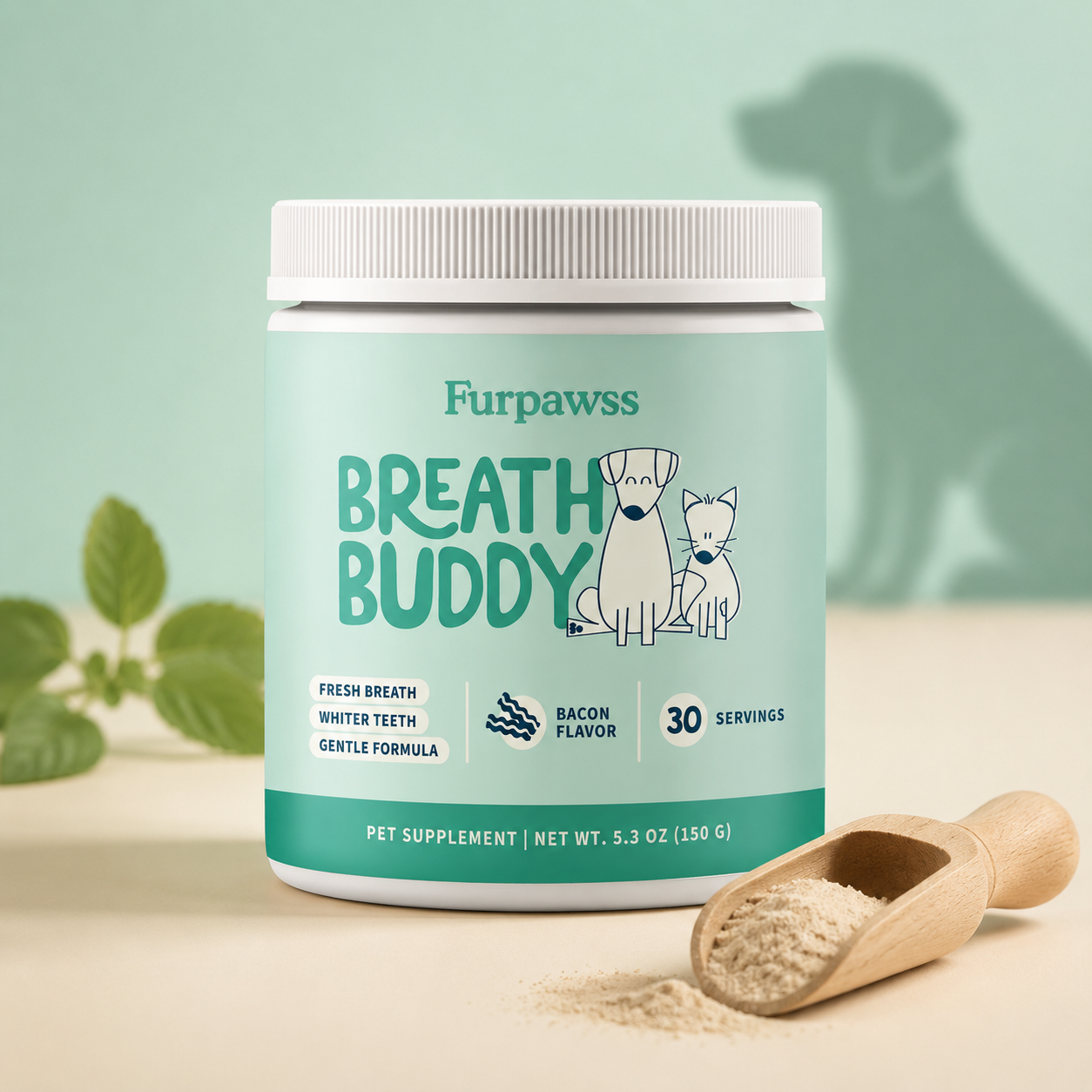 Daily Dental Powder for Fresh Breath & Clean Teeth